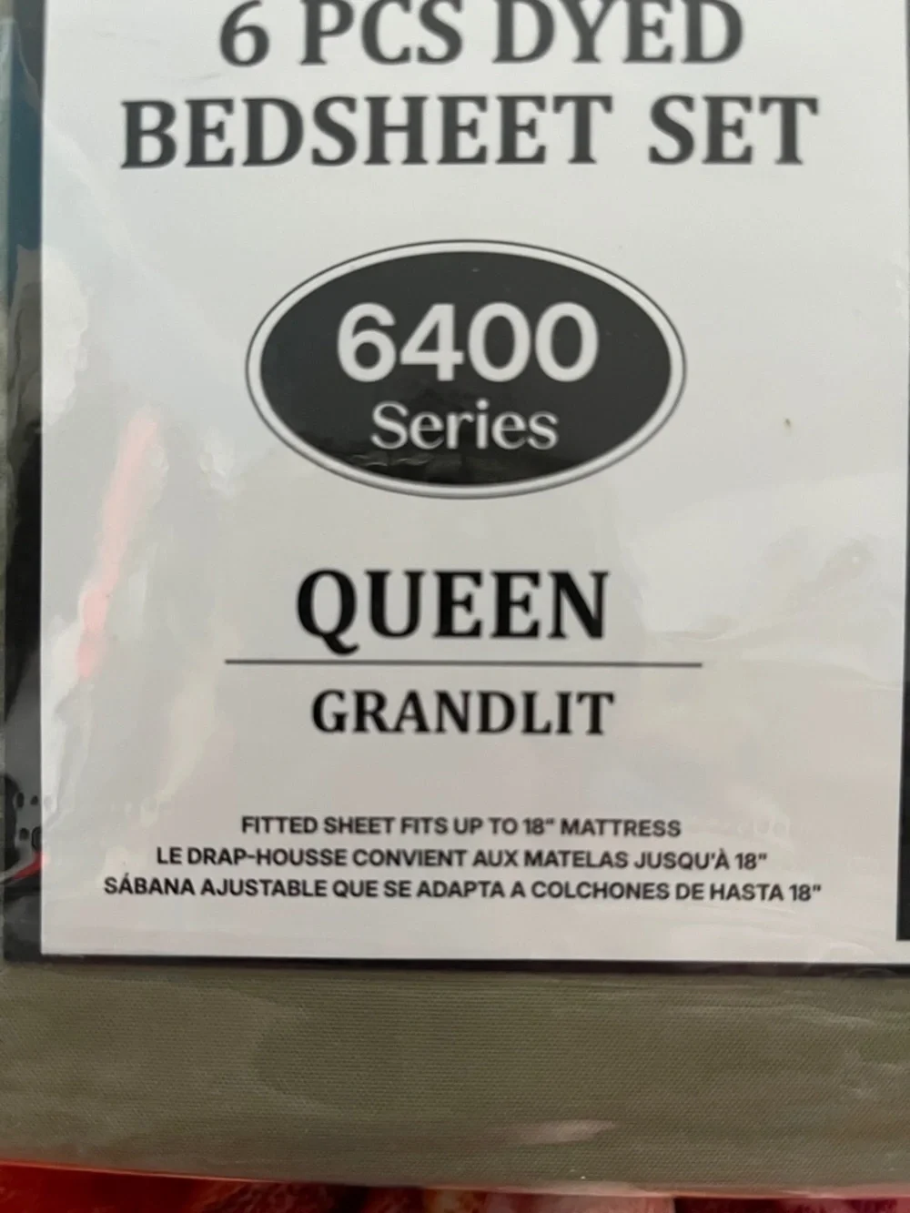 Olive Green 6-Piece Bedsheet Set